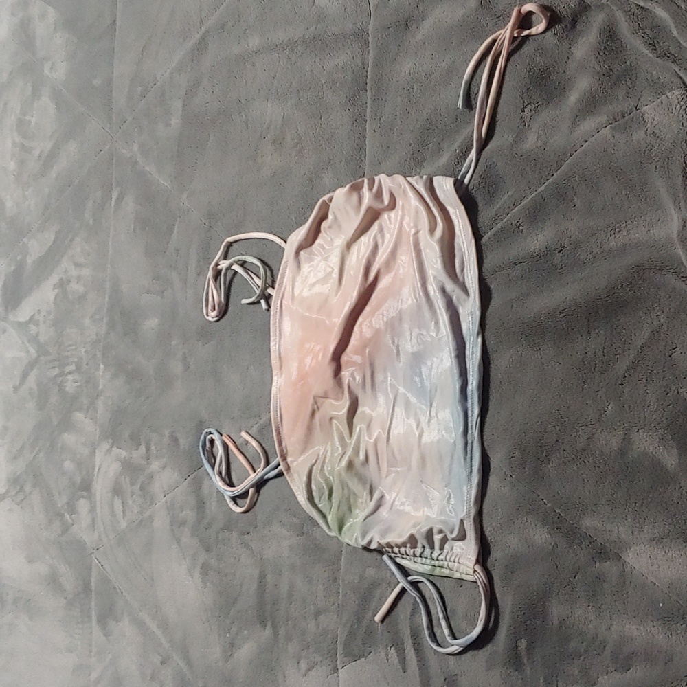Tie-up Tie-Dye crop top